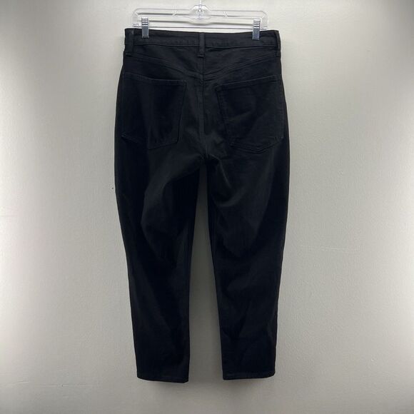 Old Navy Jeans Womens 12 Black Curvy OG Straight High Rise Secret Smooth Pockets - Picture 2 of 8